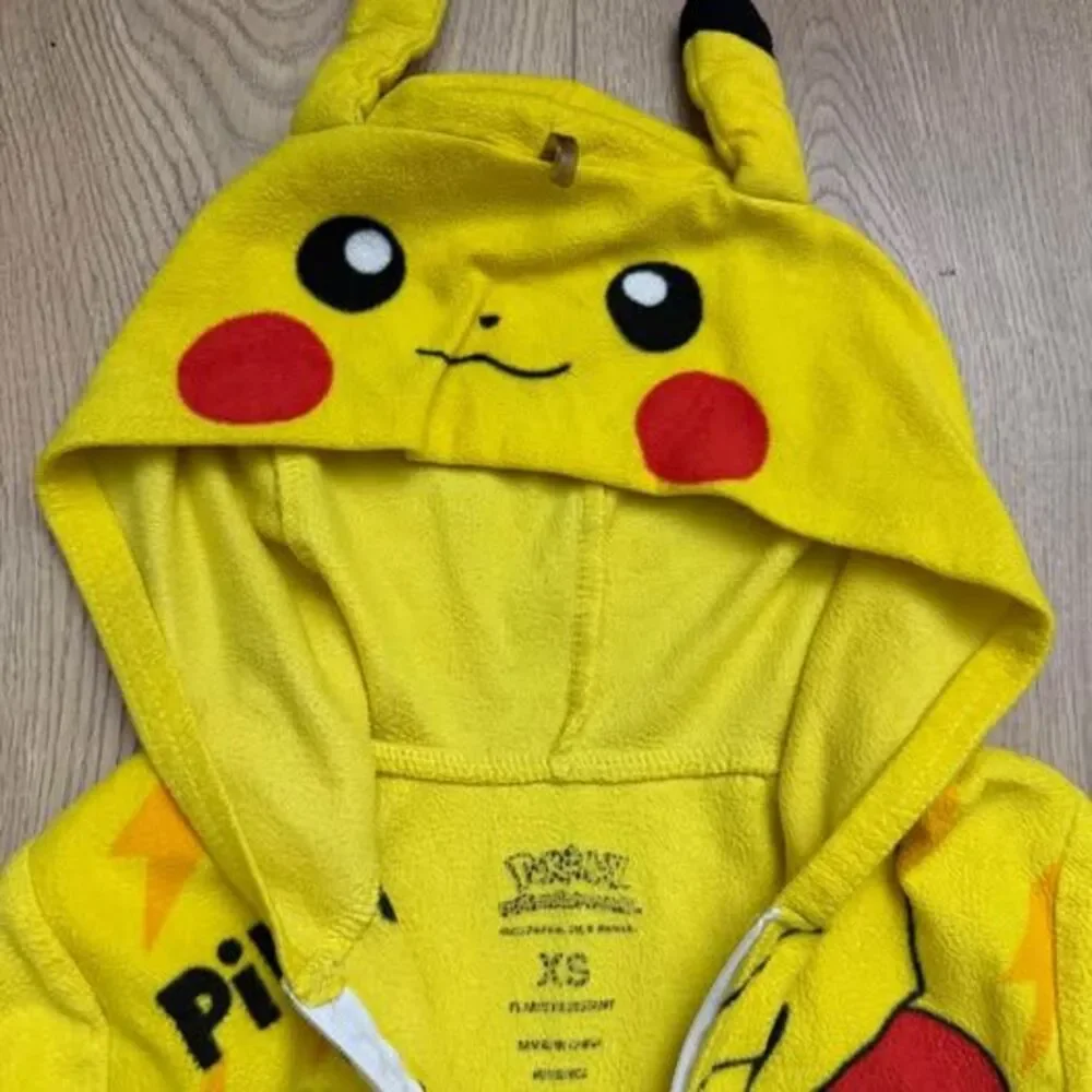 Pokémon Pikachu One-Piece Pajamas Size XS